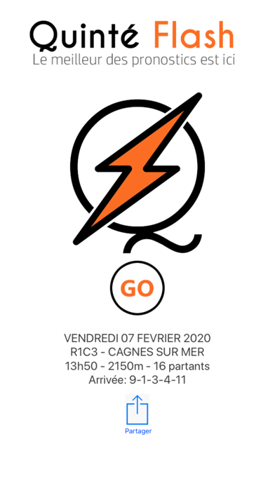 Screenshot #2 pour Quinté Flash