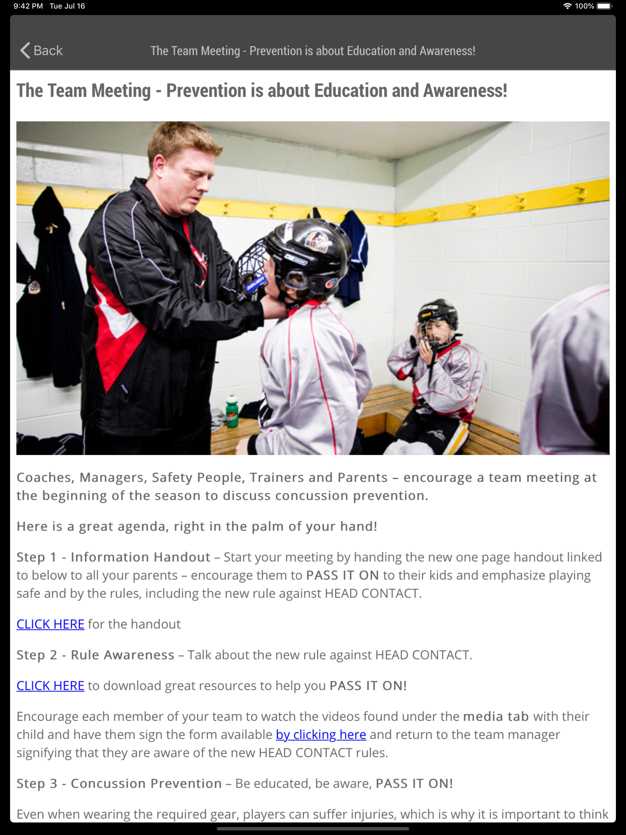 Concussion Awareness screenshot 5
