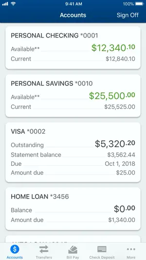 CRCU Mobile Banking screenshot 2