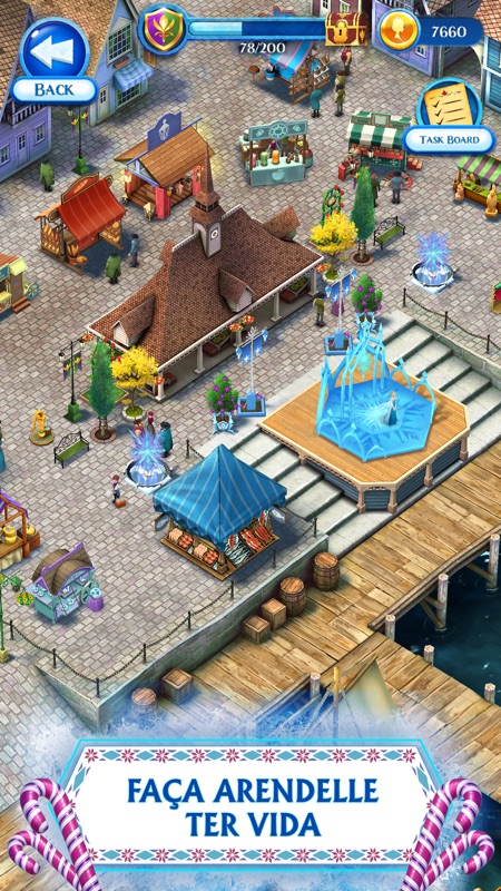 Disney Frozen Free Fall screenshot 2