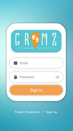 Gromz Babysitter App screenshot 1