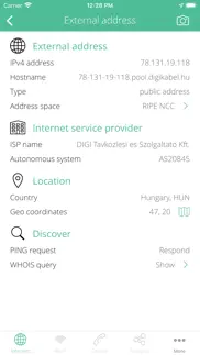 network scout iphone capturas de pantalla 2