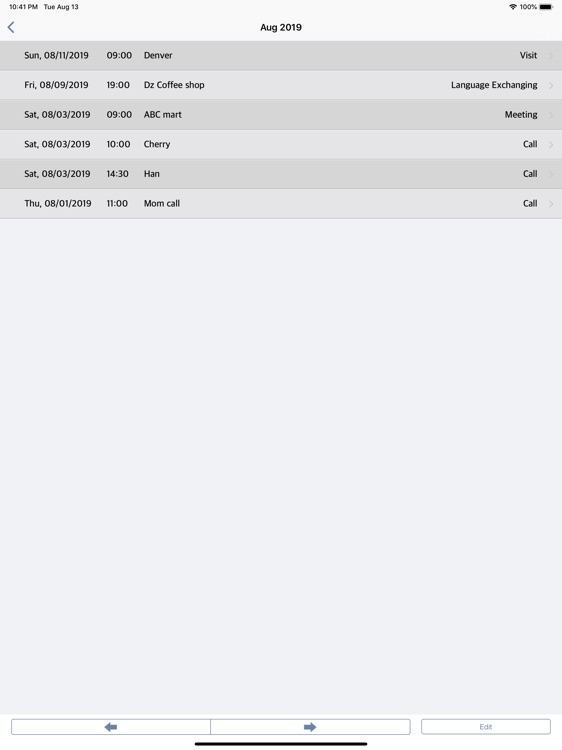 Ace Schedule Pro "for iPad"