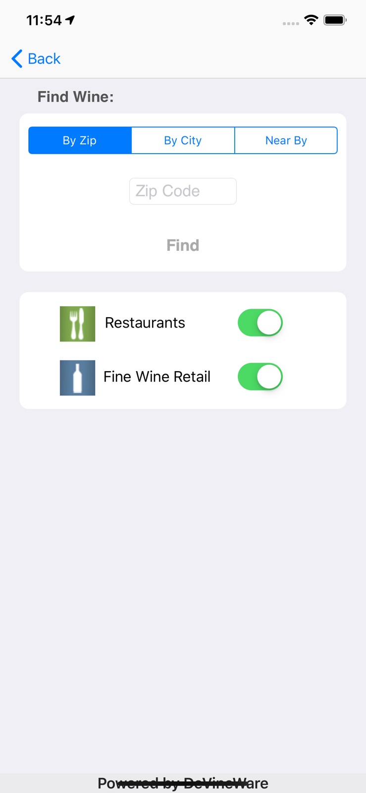 Trefethen Wine Locator iphone screenshot 3