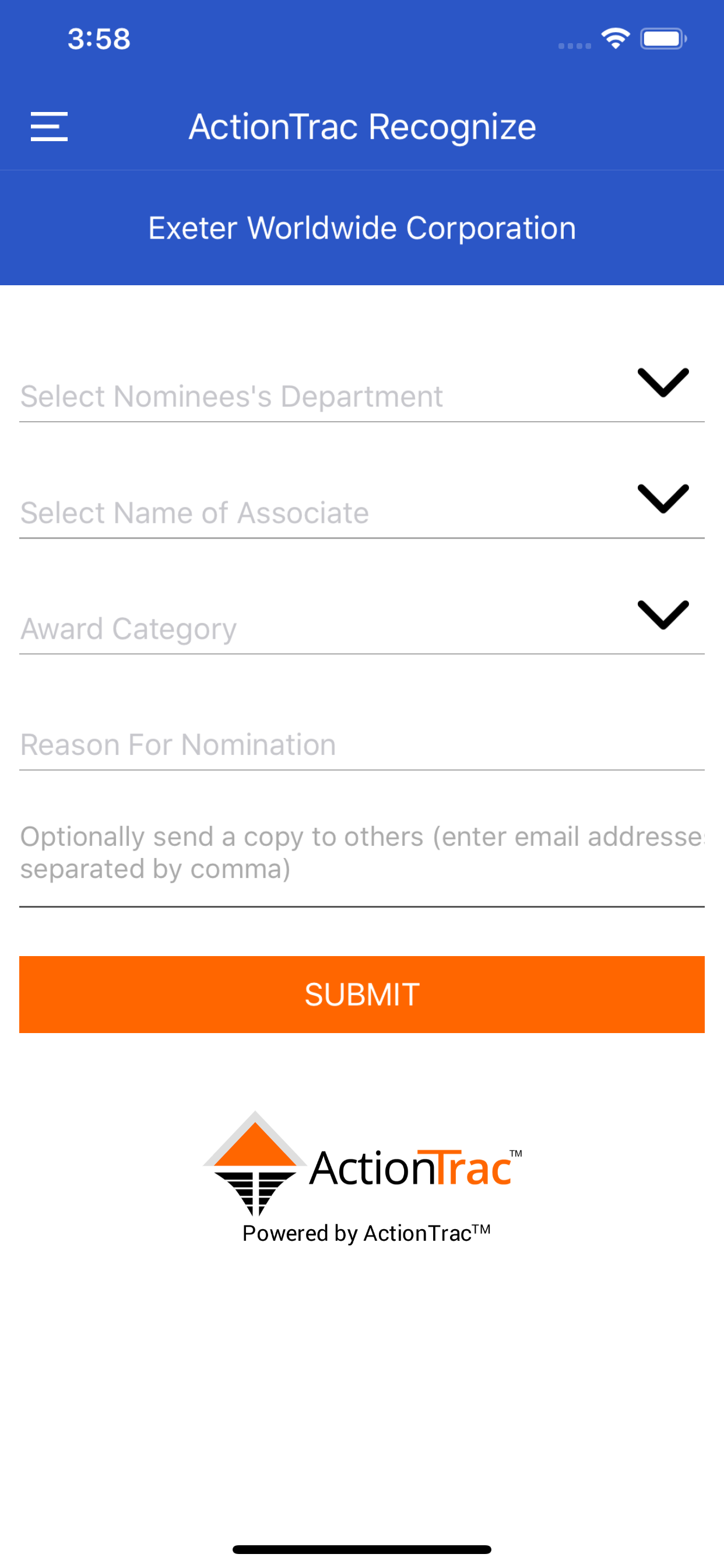 ActionTrac Recognize