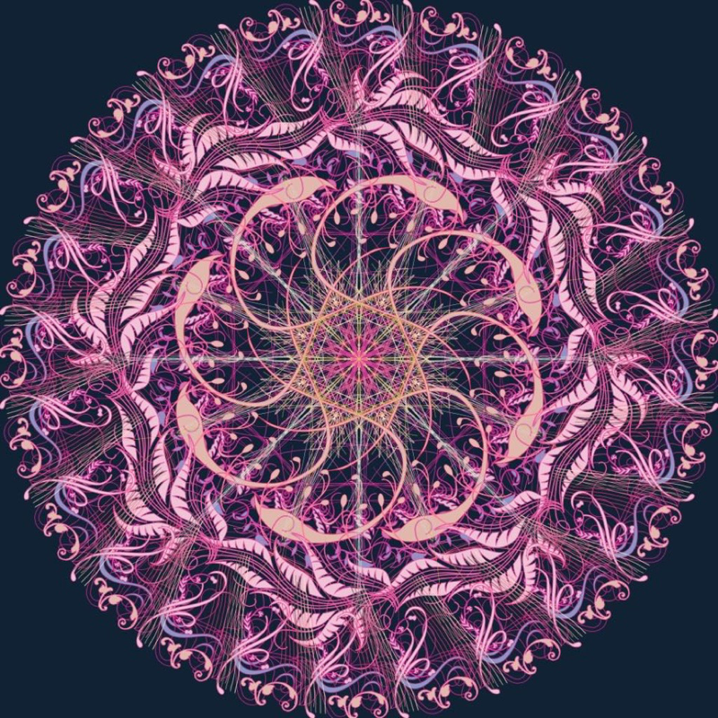 Mandala Maker: symmetry doodle