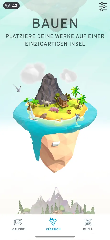 Poly Island: Coloring Art Book