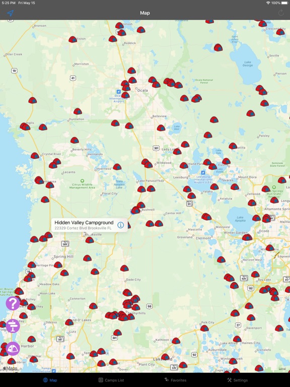 Screenshot #4 pour Florida – Camping & RV spots