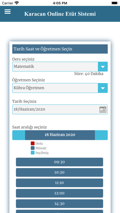 Screenshot #2 pour Karacan Akademi