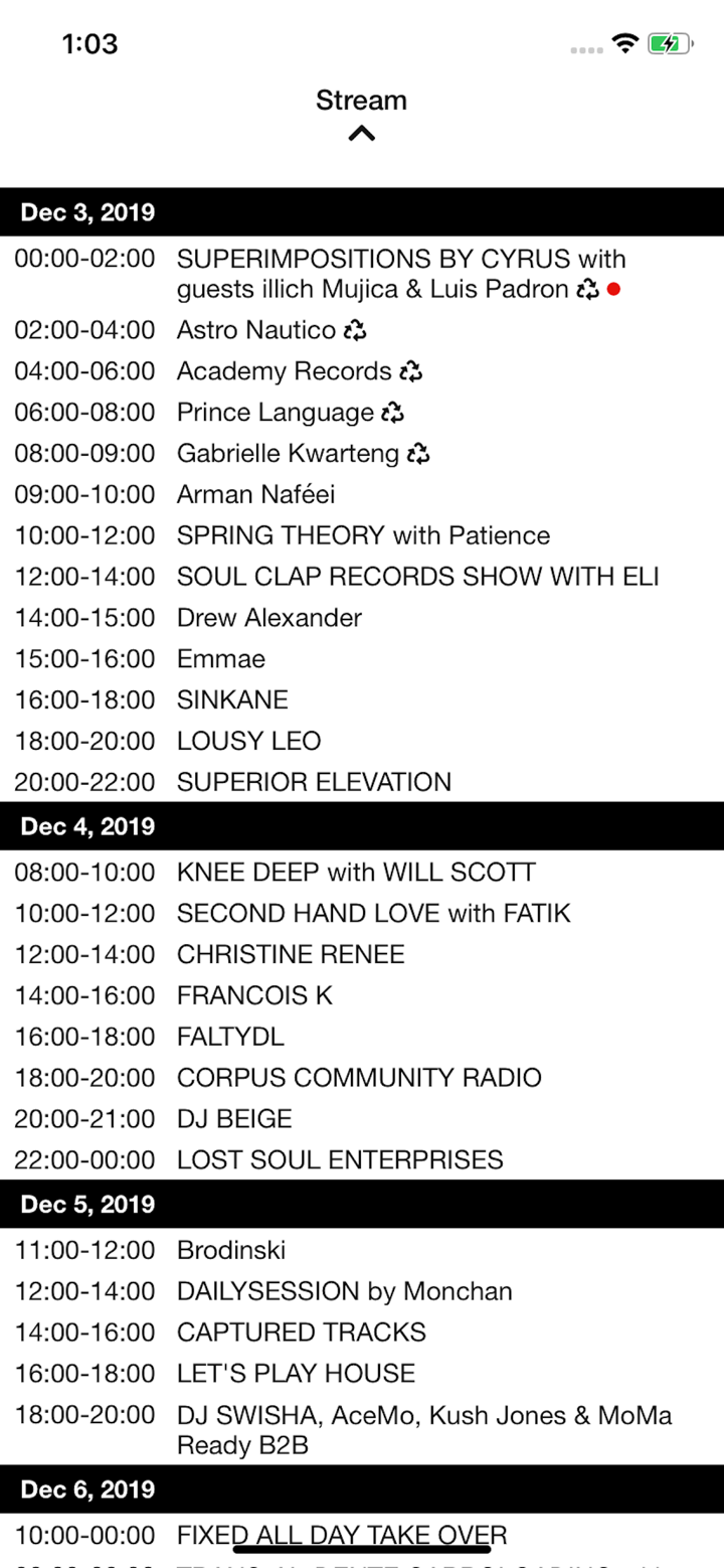 The Lot Radio screenshot 2