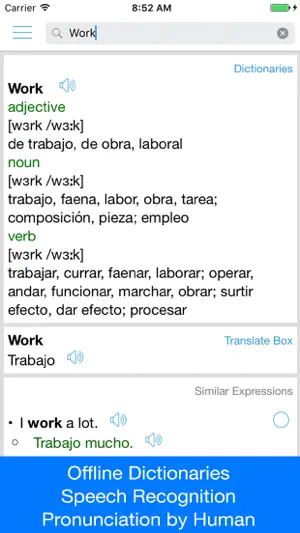 Spanish Translator Offline screenshot 3