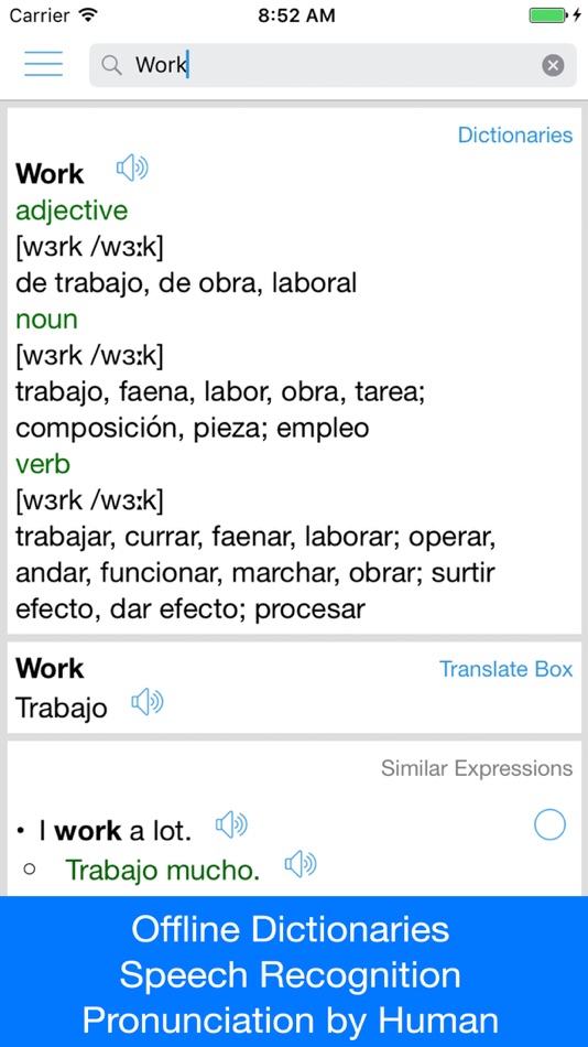 #3. Spanish Translator Offline (iOS) Podle: Xung Le