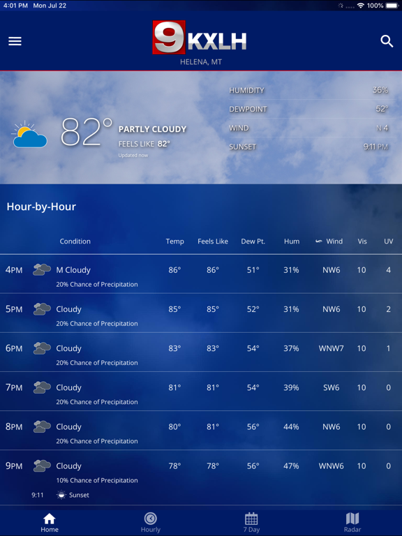 Screenshot #4 pour KXLH Weather
