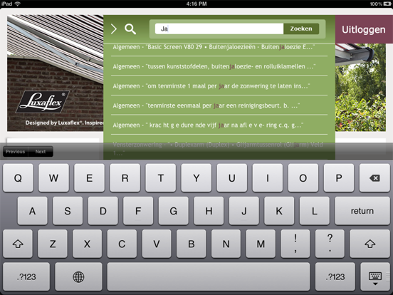Screenshot #6 pour Luxaflex Outdoor