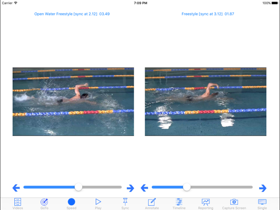 Swim Coach Plus HD iPad app afbeelding 3