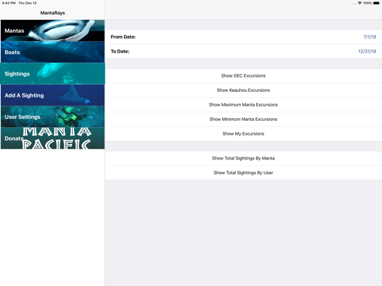 Screenshot #6 pour Manta Ray Tracker
