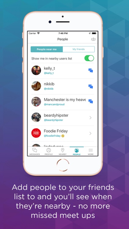 Heard - talk to people nearby