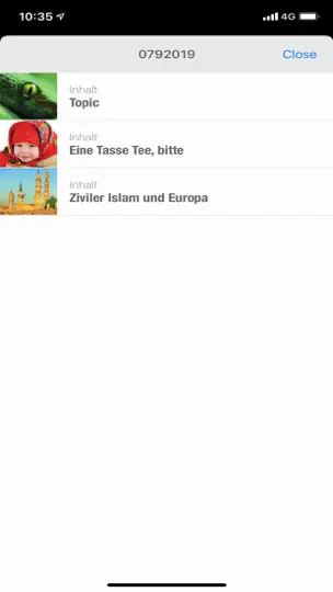 Screenshot von Die Fontäne auf dem iPhone 3