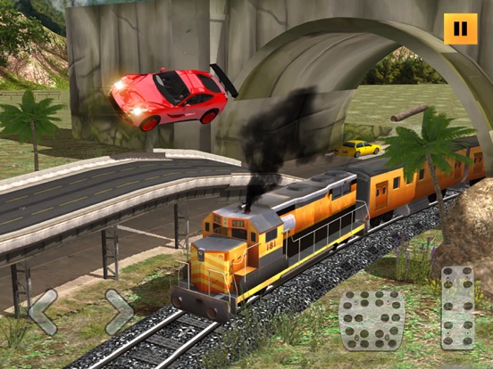 Screenshot #6 pour CoursesdevoituresVsTrainRacing