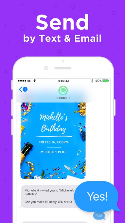 Hobnob Invitation Maker & RSVP