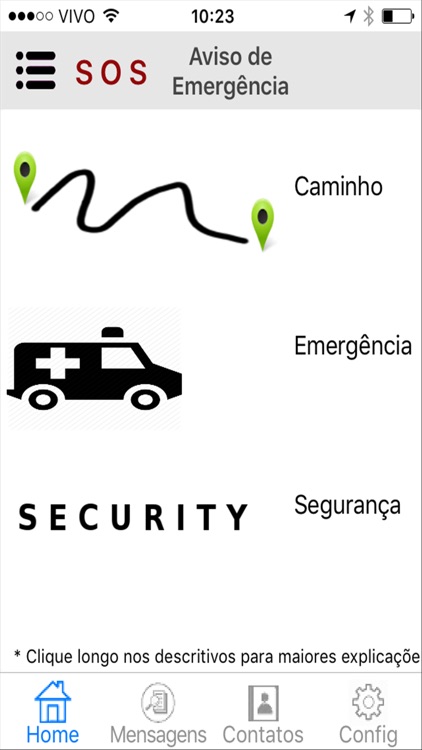 SOS Aviso de Emergência