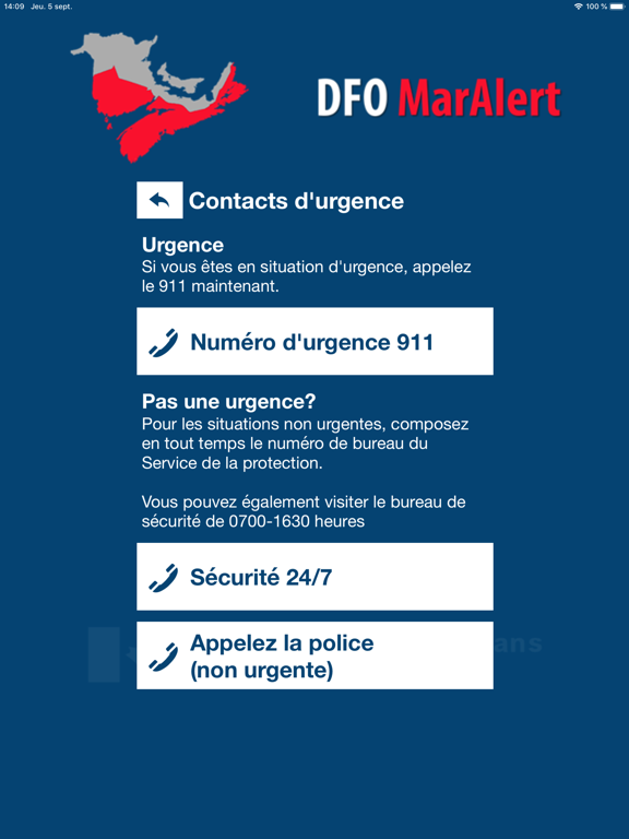 Screenshot #5 pour DFO MarAlert