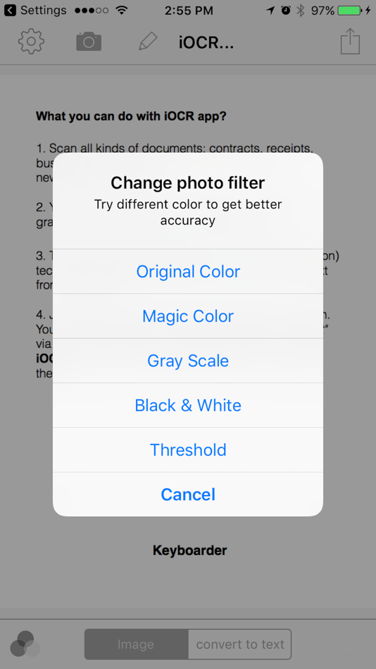 #2. image to text & pdf converter (iOS) بواسطة: Chen Hefu