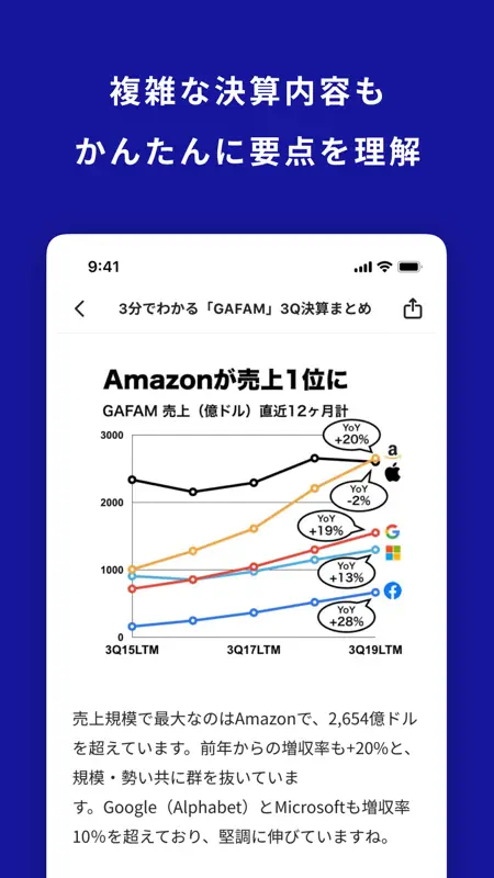 Strainer - 成長産業のニュースを分かりやすく screenshot 1 of 3