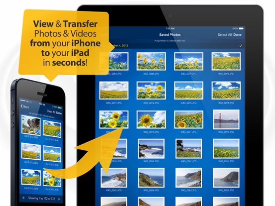 Photo Transfer App PRO iPad app afbeelding 3