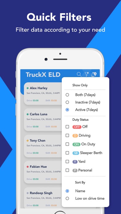 TruckX Fleet Screenshot