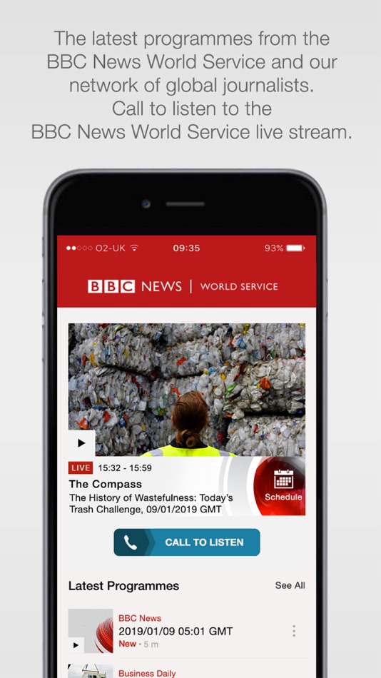 #1. BBC World Service (iOS) 由: Zeno Media LLC
