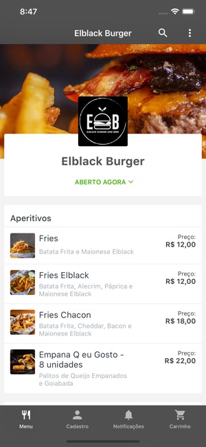 Elblack Burger Delivery
