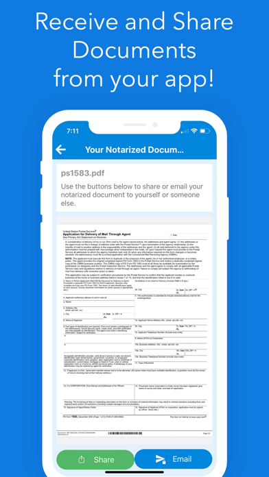 Instant Notary App Screenshot