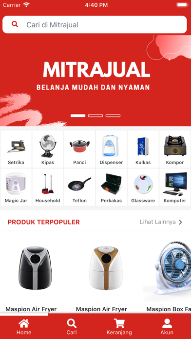 Screenshot #1 pour MitraJual Belanja Online