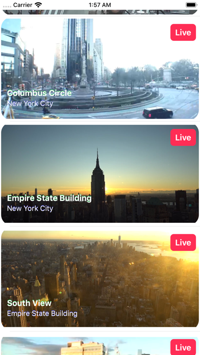Screenshot #2 pour Live Cam New York
