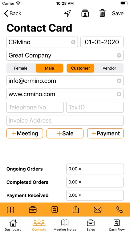 CRMino - Mobile CRM screenshot-3