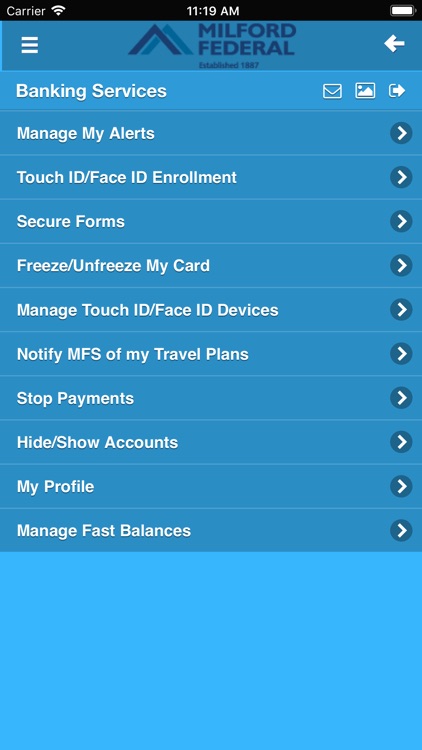 Milford Federal Mobile Banking screenshot-3