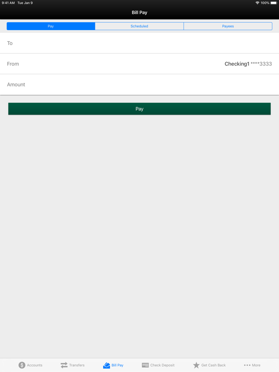 Community Trust Credit Union iPad screenshot 5 - Finance app