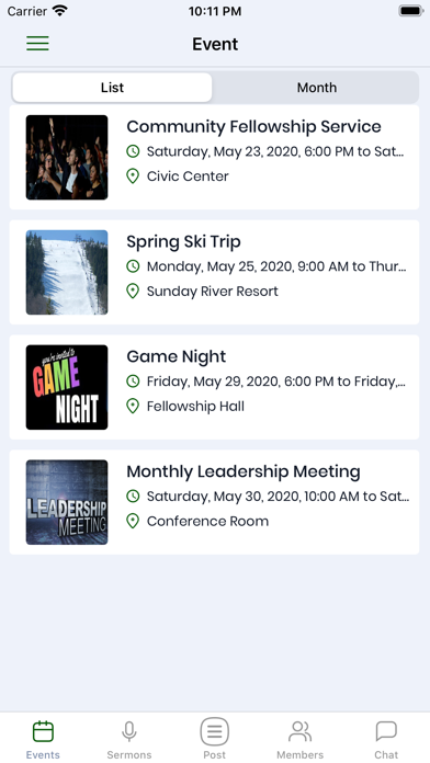 First Church of God in Christ Screenshot