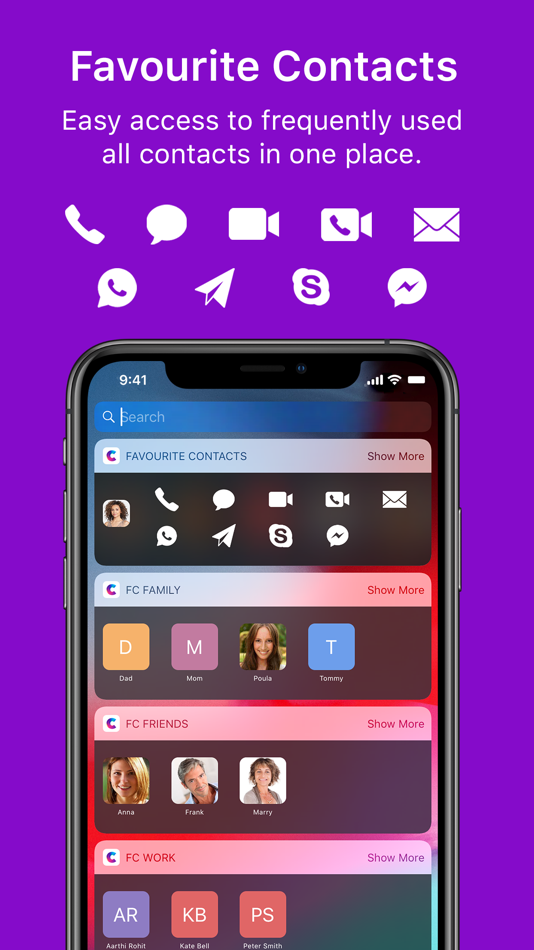 Favorite Contacts: Launcher - 2.5 - (iOS)