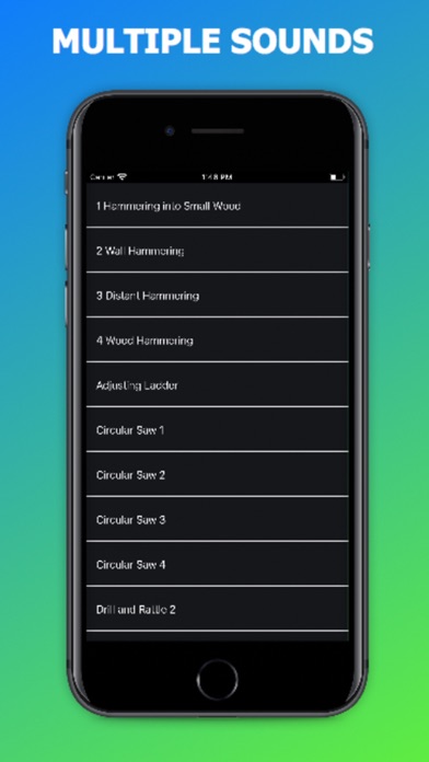 Screenshot #2 pour Hammer Sounds and Tool Sounds