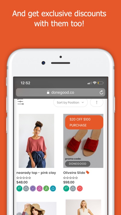 DoneGood: Ethical Shopping App