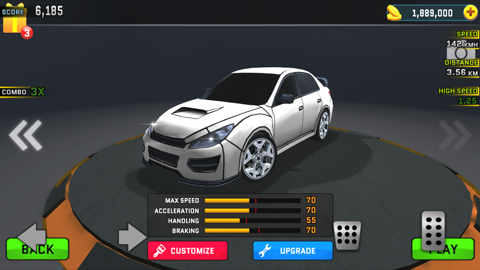 #7. Car Traffic Racer (iOS) 由: GameShark