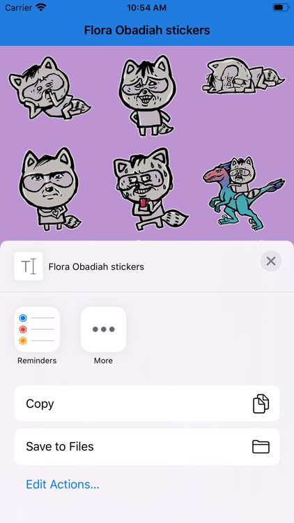 Flora Obadiah stickers screenshot-3
