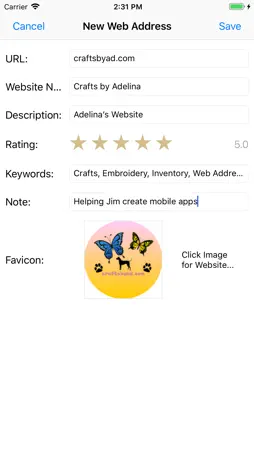 Web Address screenshot 3