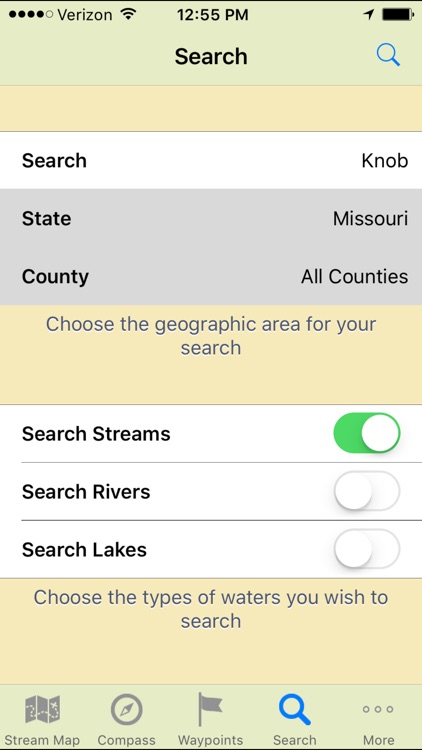 Stream Map USA - NC