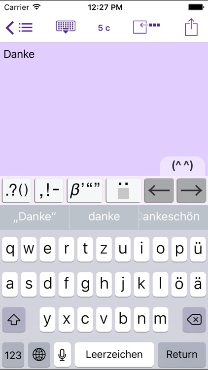 Easy Mailer German Keyboard