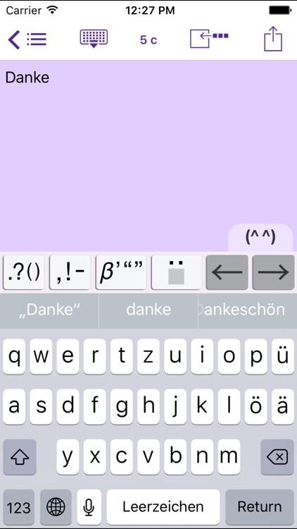 Easy Mailer German Keyboard