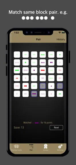 Game screenshot Cards and pair - Matchismo hack