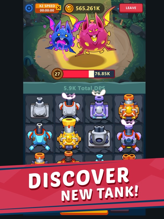 Screenshot #5 pour Tank Evolution:Attack Monsters